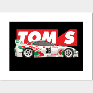 TOM’s Supra supra mk4 2JZ-GTE jgtc GT500 gran turismo Posters and Art